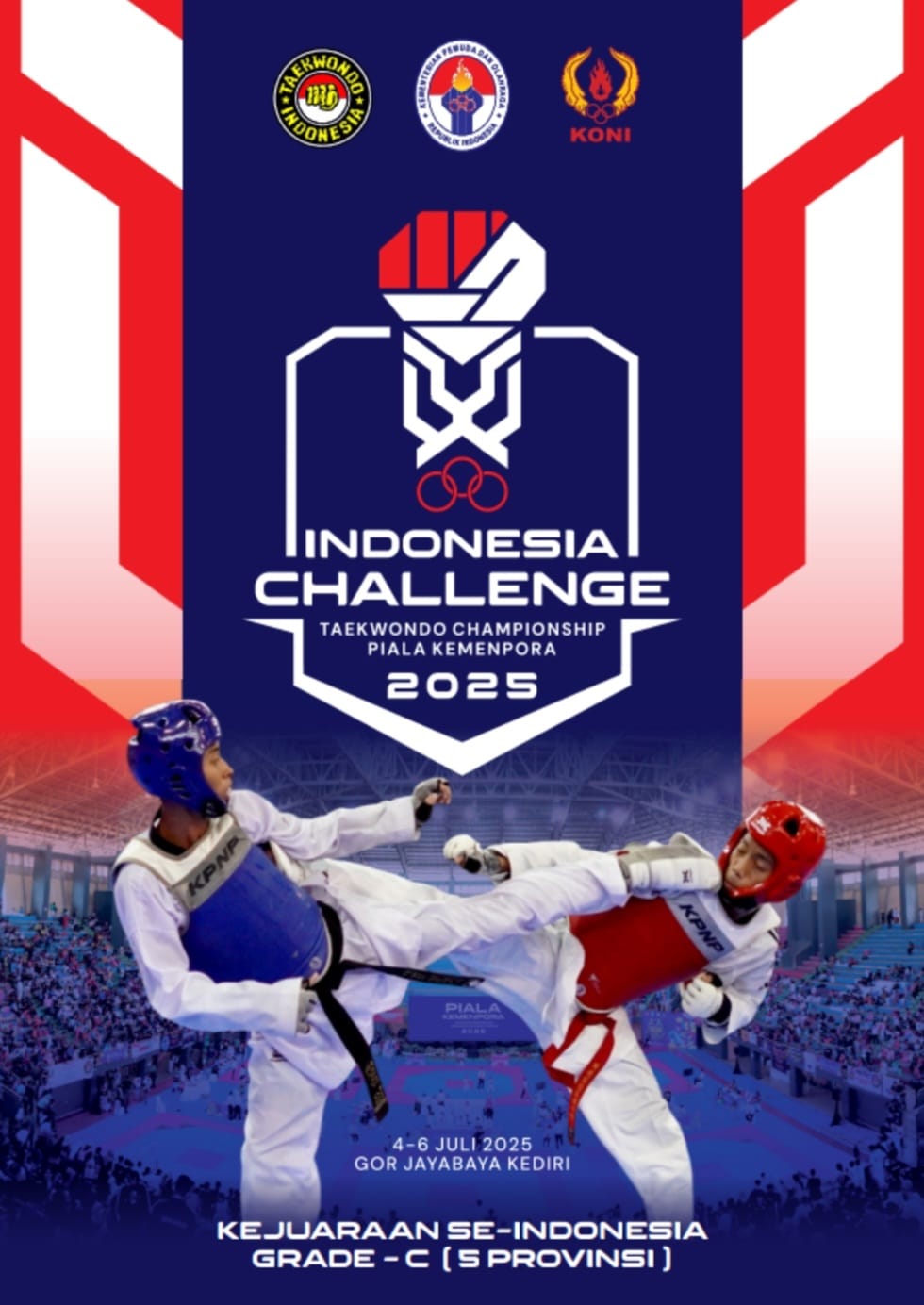 Ajang Pertarungan Prestasi Taekwondo di Tanah Air KUARA De` MIRACLE Taekwondo