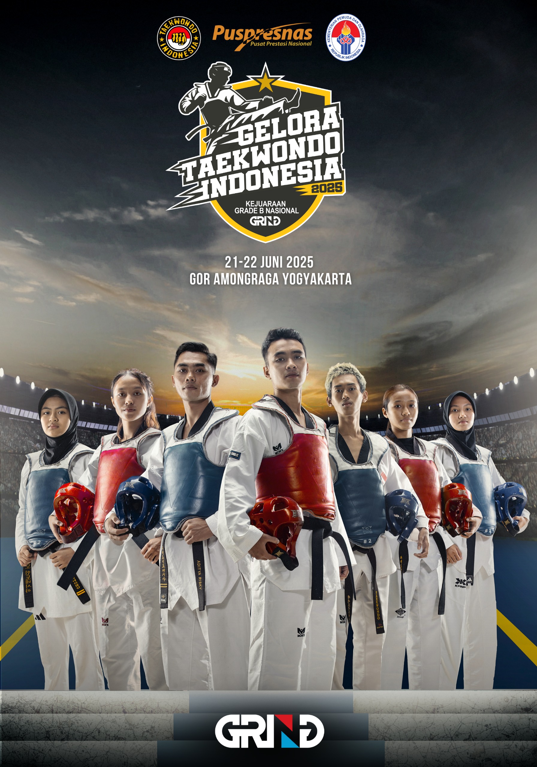 Panggung Juara Taekwondo Indonesia KUARA De` MIRACLE Taekwondo